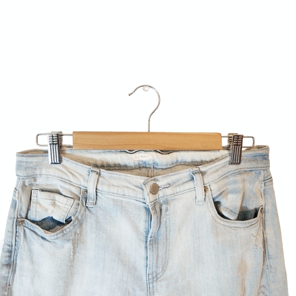 Vintage Old Navy Distressed Boyfriend‎ Denim Jeans Light Wash Size 6 Tall Long - Picture 2 of 13